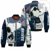 Atlanta Braves Snoopy Lover 3D Printed Bomber Jacket