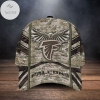 Atlanta Falcons NFL Camouflage Eagle Custom Name Trucker Designer Classic Baseball Cap Men Dad Sun Hat Personalized Gift