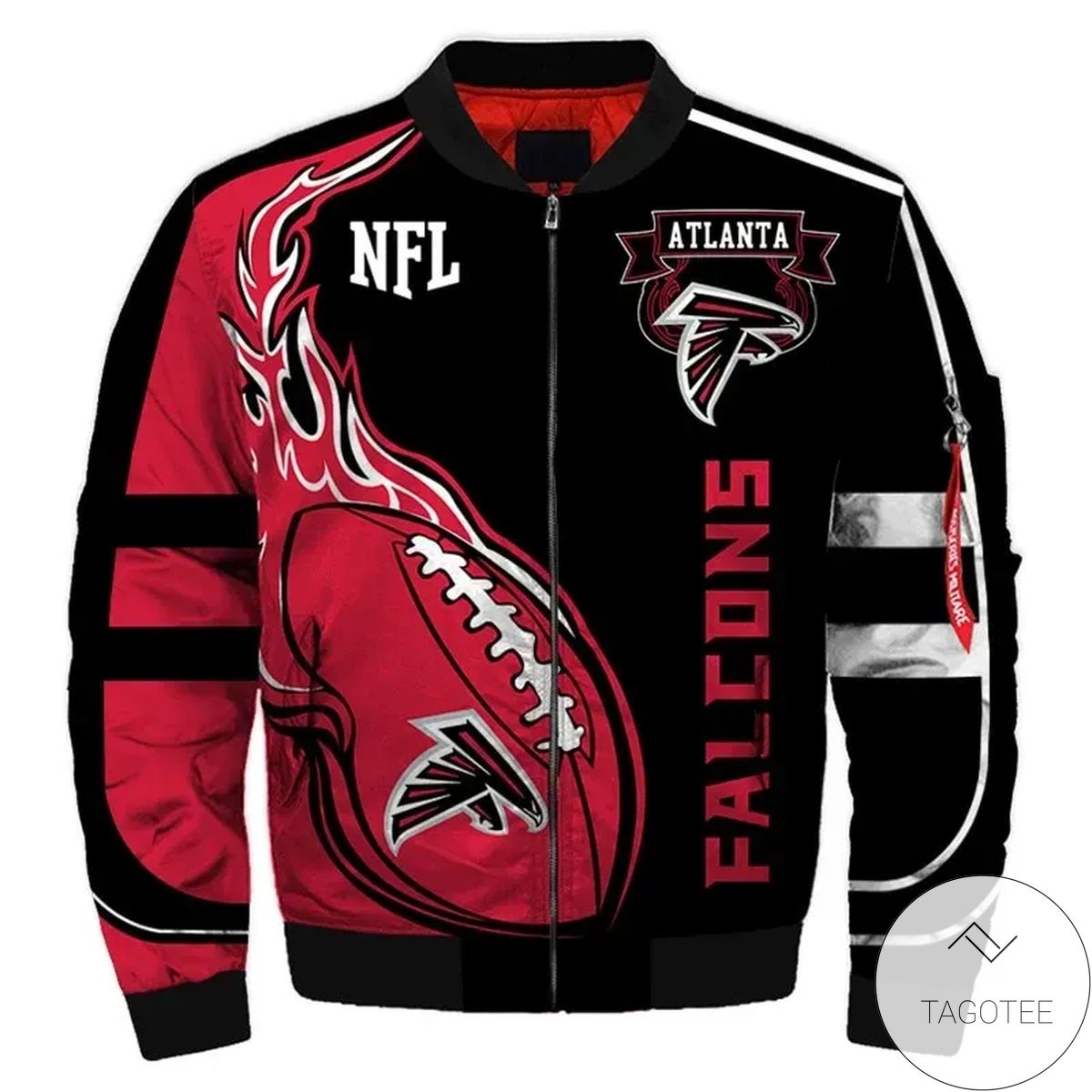 Atlanta Falcons Professional Team 3d Printed Unisex Bomber Jacket