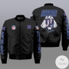 Black New York Giants 3d Bomber Jacket