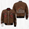 Brown Bears Claws 3d Printed Unisex Bomber Jacket