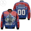 Buffalo Bills 26 Boobie Dixon Afc East Champs Custom Name Personalized Bomber Jacket Coat American Sport Fans