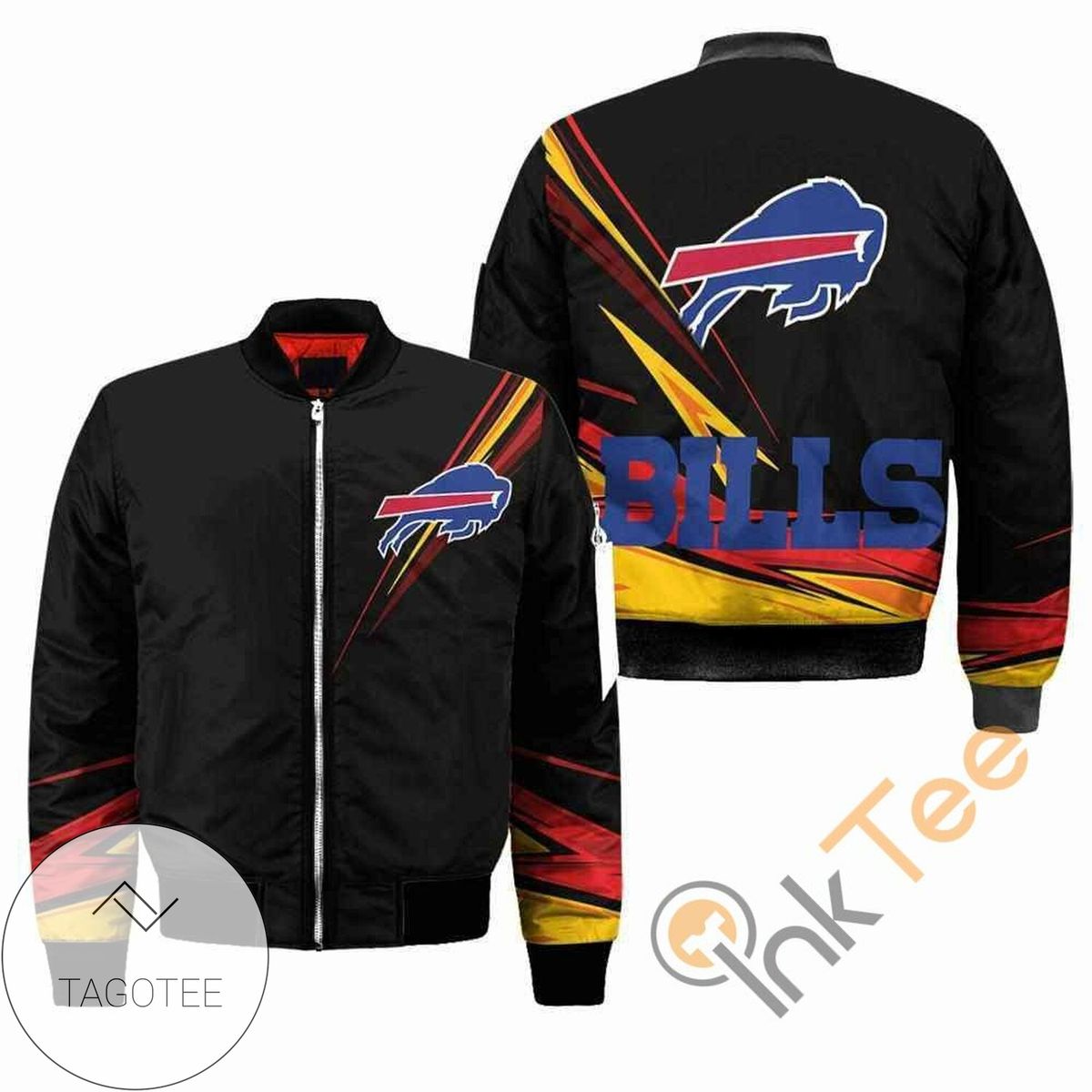 Buffalo Bills NFL Black Apparel Best Christmas Gift For Fans Bomber Jacket
