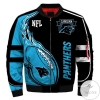 Carolina Panthers 3d Bomber Jacket Winter Coat