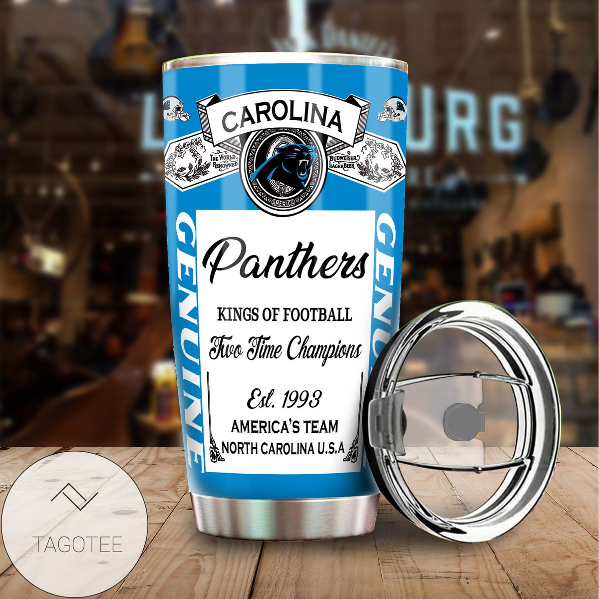 Carolina Panthers Budweiser Tumbler Cup