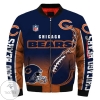 Chicago Bears American Football 3d Printed Unisex Bomber Jacket