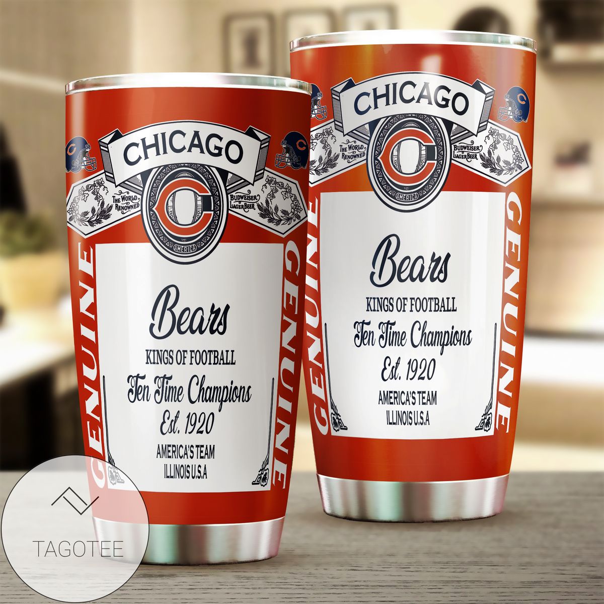 Chicago Bears Budweiser Tumbler Cup