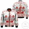 Christmas Gnomes Boston Red Soxugly Sweatshirt Christmas 3D Bomber Jacket