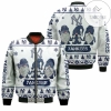 Christmas Gnomes New York Yankees Ugly Sweatshirt Christmas 3D Bomber Jacket