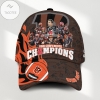 Cincinnati Bengals Who Dey 2021 AFC Conference Champions Custom Name Classic Baseball Cap Men Dad Sun Hat For NFL Fans