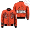 Cleveland Browns Claws 3d Printed Unisex Bomber Jacket