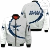 Dallas Cowboys Bomber Jacket Fashion Winter Coat White