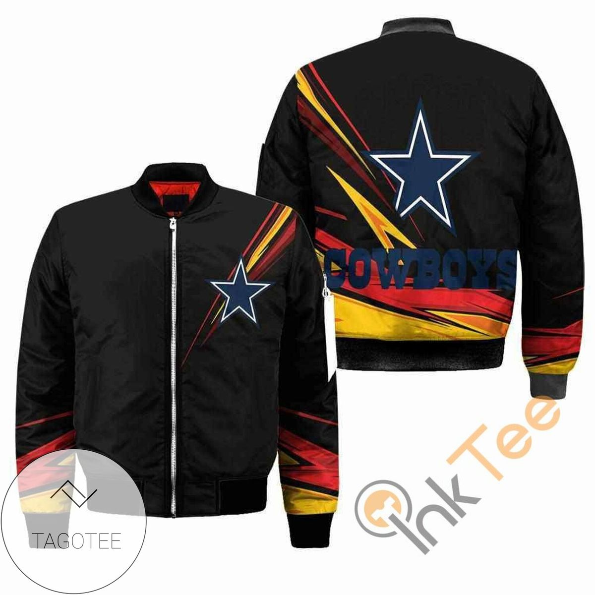 Dallas Cowboys NFL Black Apparel Best Christmas Gift For Fans Bomber Jacket