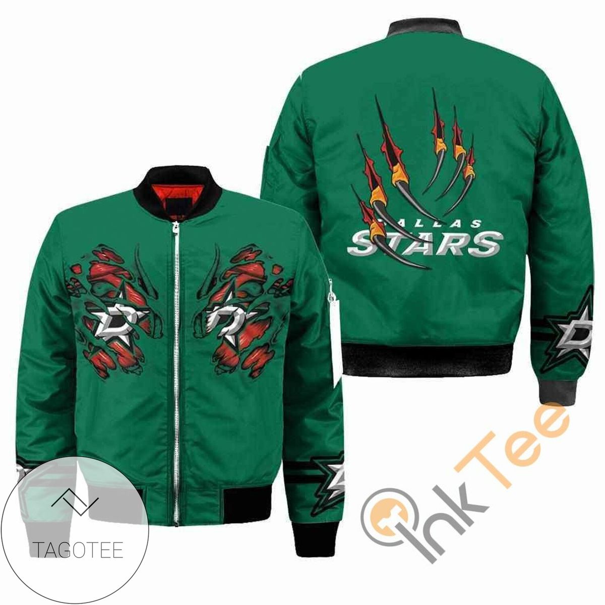 Dallas Stars NHL Claws Apparel Best Christmas Gift For Fans Bomber Jacket