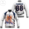 Demaryius Thomas 88 Denver Broncos Vapor Untouchable 2019 White Gift For Broncos Fans Baseball Jacket