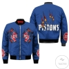 Detroit Pistons Claws 3d Printed Unisex Bomber Jacket