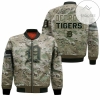 Detroit Tigers Camouflage Veteran 3D T Shirt Hoodie Sweater Jersey Bomber Jacket