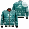 Dolphins Ugly Sweatshirt Christmas 3D Bomber Jacket