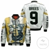 Drew Brees New Orleans Saints Paint Style Bomber Jacket