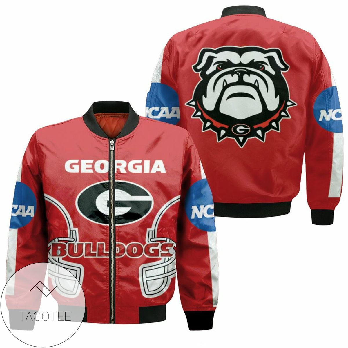 Georgia Bulldogs Ncaa Fan Mascot 3D T Shirt Hoodie Sweater Jersey Bomber Jacket