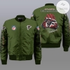 Green Atlanta Falcons 3d Bomber Jacket