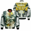 Green Bay Packers Aaron Jones 33 For Fans Personalized Bomber Jacket