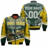Green Bay Packers Aaron Rodgers Brett Favre Juwann Winfree Great Players Personalized Bomber Jacket