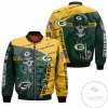Green Bay Packers Hiphop Skeleton Fan 3D T Shirt Hoodie Sweater Jersey Bomber Jacket