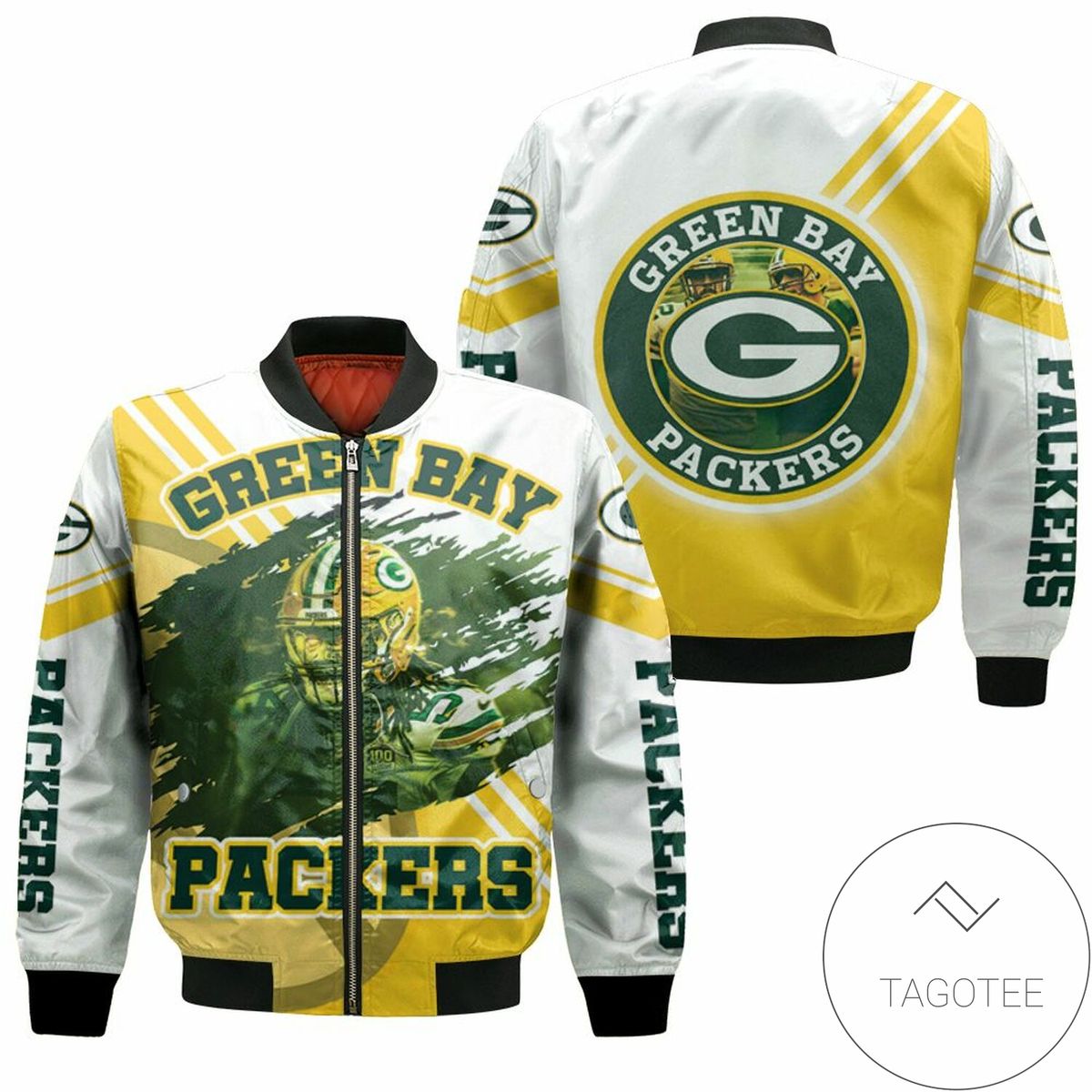 Green Bay Packers James Crawford 54 For Fans Bomber Jacket
