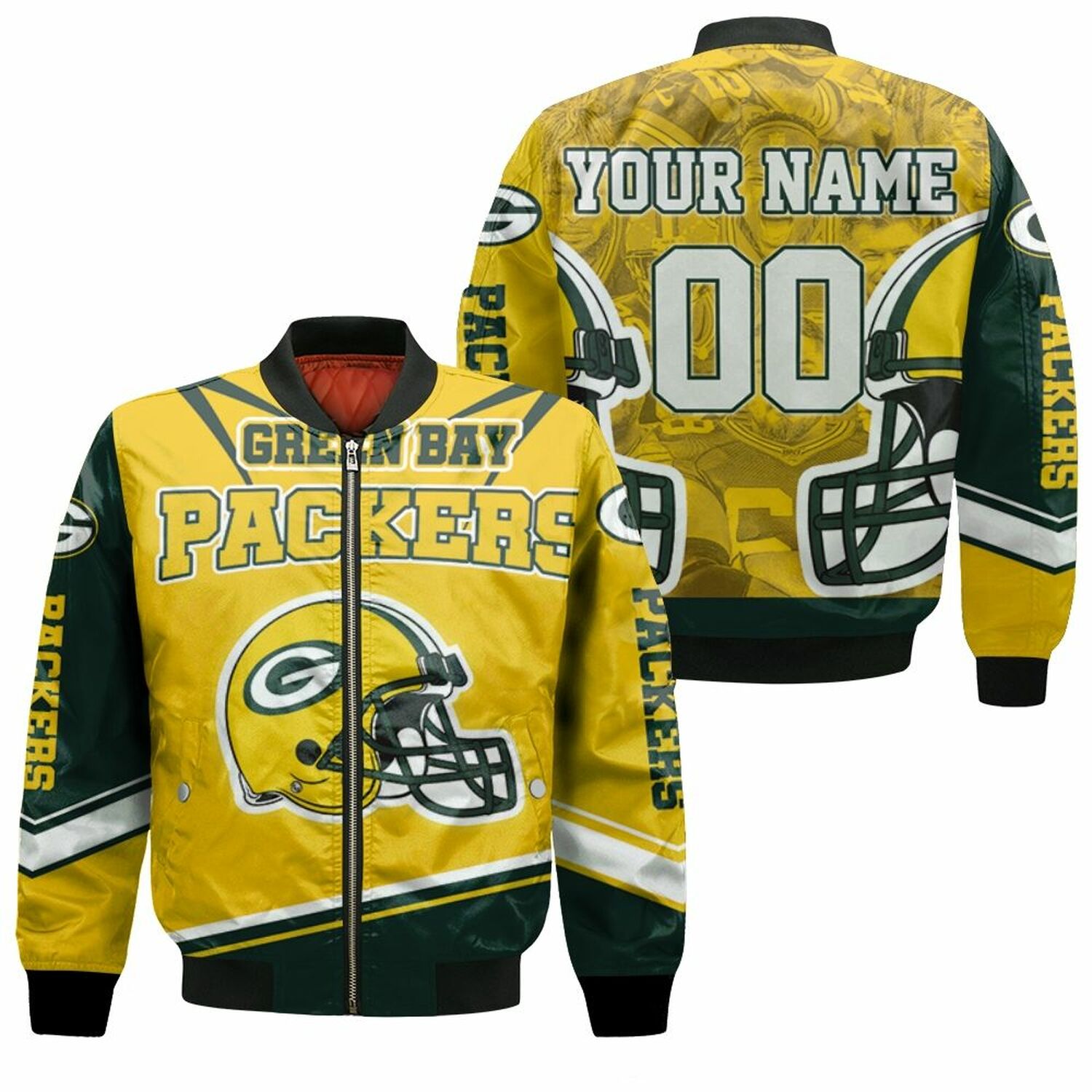 Green Bay Packers Nfl Nfc North Winner Legend Great Players Thanks Personalized Bomber Jacket