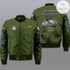 Green Los Angeles Chargers 3d Bomber Jacket