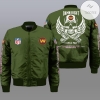 Green Washington Football Team Wings Skull 3d Bomber Jacket