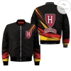 Harvard Crimson Black 3d Printed Unisex Bomber Jacket
