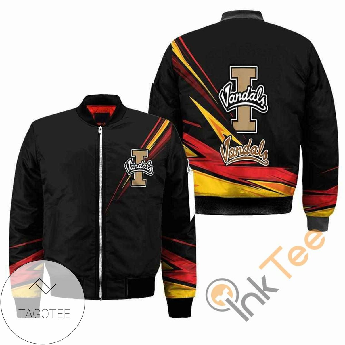 Idaho Vandals NCAA Black Apparel Best Christmas Gift For Fans Bomber Jacket