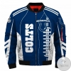 Indianapolis Colts Football Team 3d Printed Unisex Bomber Jacket