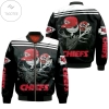 Jack Skellington Keeps Kansas City Chiefs NFL Custom Name Personalized Bomber Jacket Coat American Sport Fan