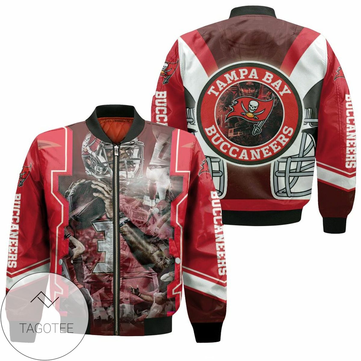 Jameis Winston #3 Tampa Bay Buccaneers Nfc South Division Champions Super Bowl 2021 Bomber Jacket