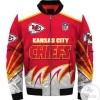 Kansas City Chiefs Bomber Jacket Red White