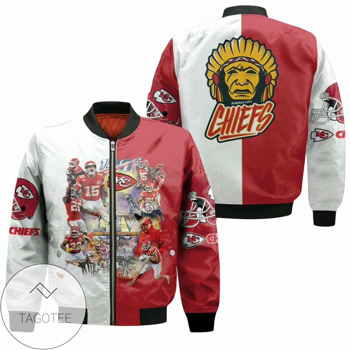 Kansas City Chiefs Super Bowl Liv Champion Greatest Football Team 3D Hoodie T Shirt Sweater Bomber Jacket