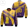 Kobe Bryant Los Angles Lakers Legend Custom Name Personalized Bomber Jacket Coat American Sport Fans