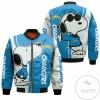 Los Angeles Chargers Snoopy Lover 3D Printed Bomber Jacket
