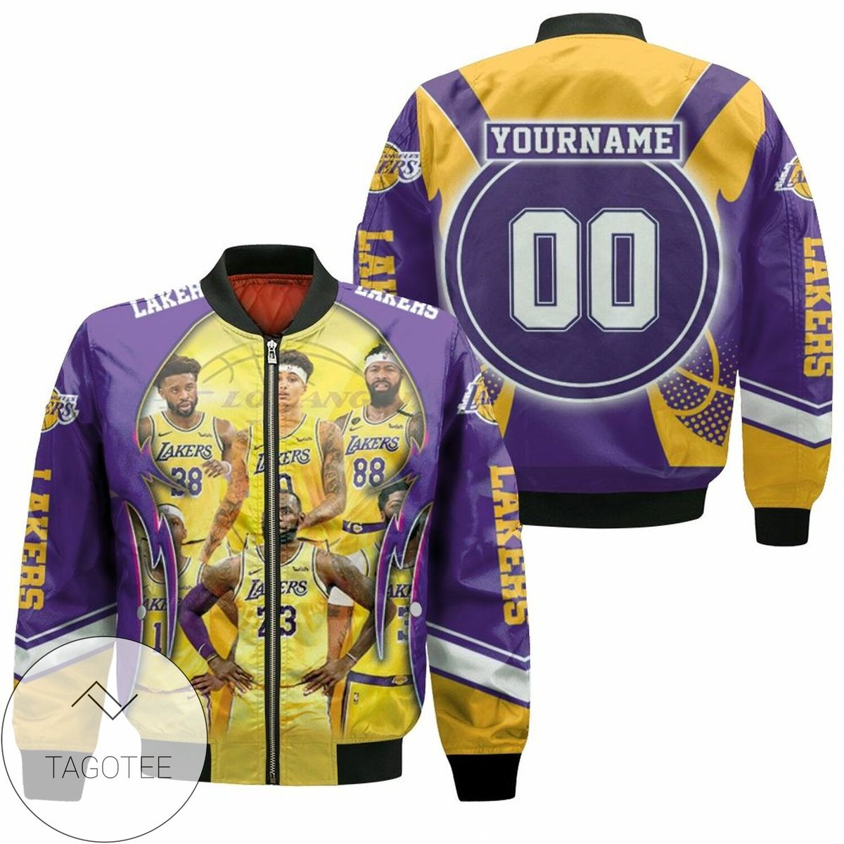 Los Angeles Lakers Western Conference Thank You Fans Bomber Jacket