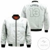 Manny Machado El Ministro San Diego Padres Player White Jersey Inspired Style Bomber Jacket