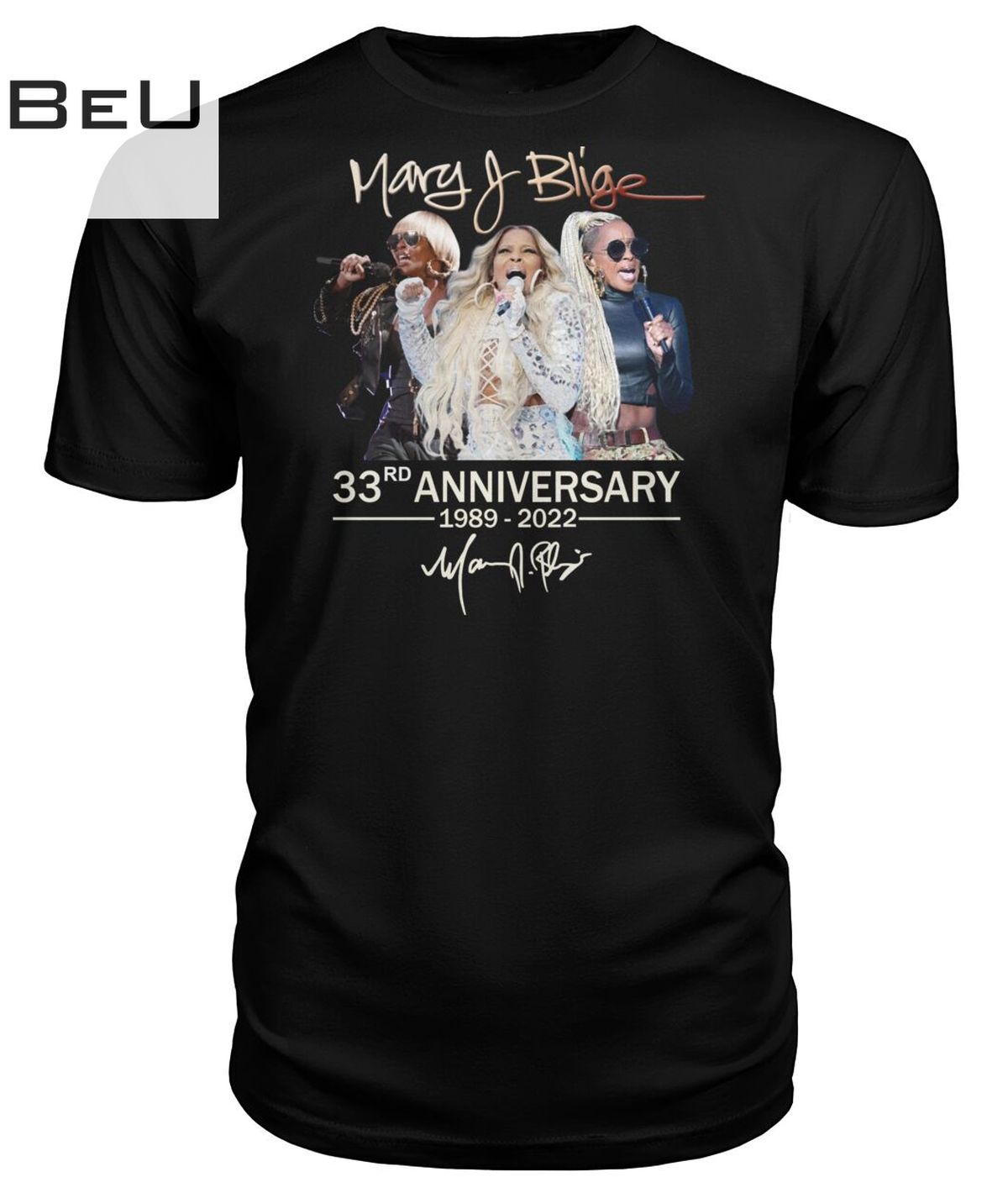 Mary J Blige 33rd Anniversary 1989-2022 Shirt