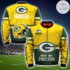 Men Nfl Jacket 3d Green Bay Packers Bomber Jacket For Sale
