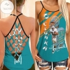 Miami Dolphins Larry Csonka 39 Go Fins Signature 3D Printed Gift For Miami Dolphins Fan Net Backless Criss Cross Tanktop