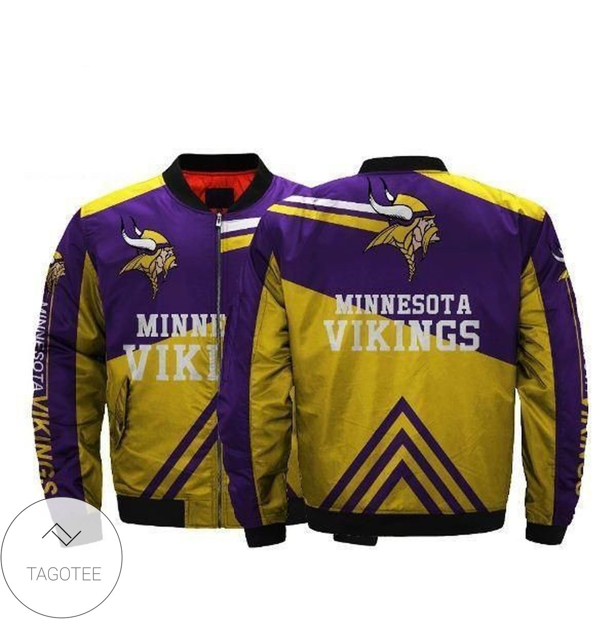 Minnesota Vikings 3d Printed Unisex Bomber Jacket