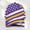 Minnesota Vikings NFL Grunge American Flag Trucker Designer Classic Baseball Cap Men Dad Sun Hat Gift For Football Fans