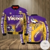 Minnesota Vikings Purple And Yellow 3d Printed Unisex Bomber Jacket