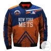 Mlb New York Mets 3d Printed Unisex Bomber Jacket